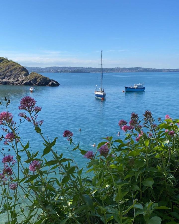 Little Trevio - Seaside Haven With Parking And Sea Views Apartment Brixham Exterior photo